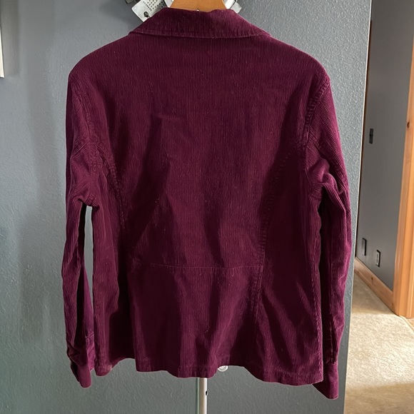 Wine Colored Corduroy Jacket - Picture 2 of 4